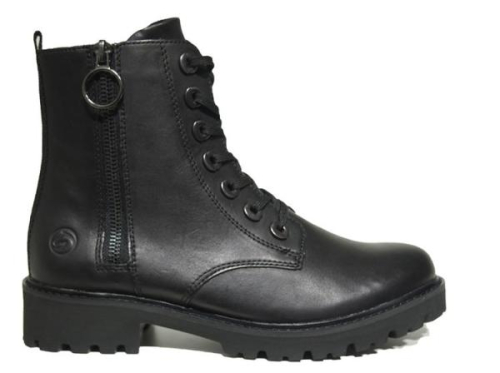 Remonte Veterboot D8671-01 G in de kleur zwart