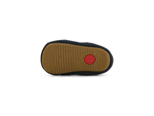 Shoesme Leren Lopen Schoen BP25S010-A in de kleur blauw