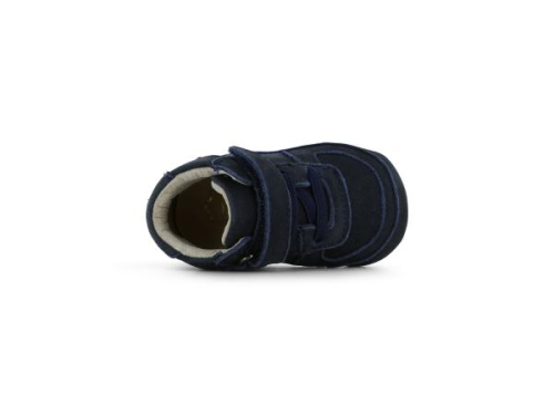 Shoesme Leren Lopen Schoen BP25S010-A in de kleur blauw