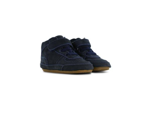 Shoesme Leren Lopen Schoen BP25S010-A in de kleur blauw