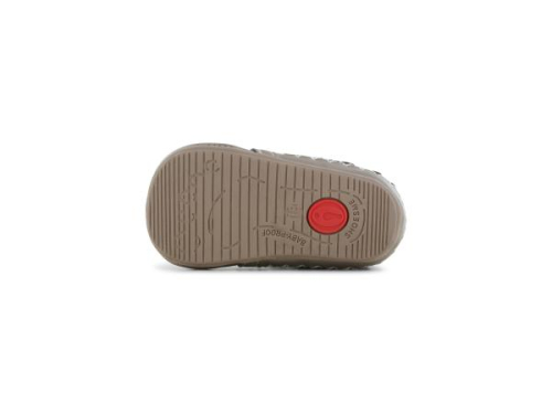 Shoesme Leren Lopen Veter BP25W008-C in de kleur champagne