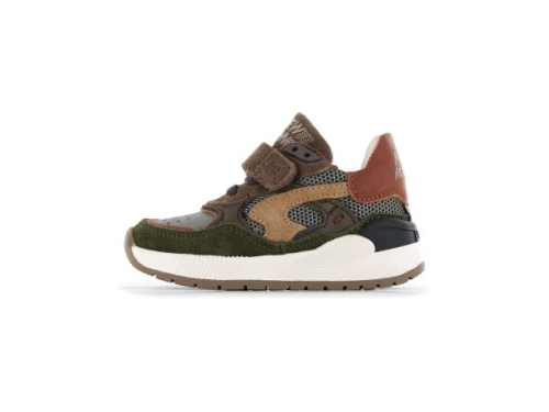 Shoesme Sneaker met Klittenband ST24W008-B in de kleur bruin