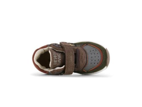 Shoesme Sneaker met Klittenband ST24W008-B in de kleur bruin