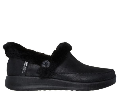 Skechers Pantoffel 168114 BBK Cozy Escape in de kleur zwart