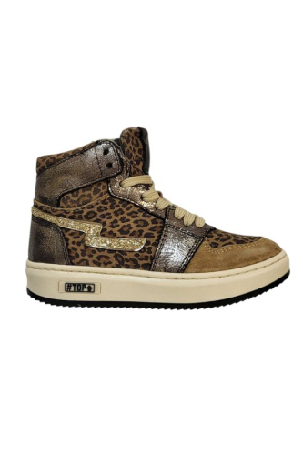 Jopper Hoge Sneaker J1765-254-36CO-QC-0000 in de kleur panter