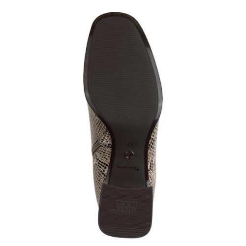 Tamaris Enkellaars Snake 1-25314-45 483 in de kleur beige