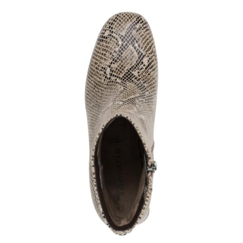 Tamaris Enkellaars Snake 1-25314-45 483 in de kleur beige