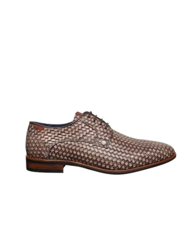 Berkelmans Veterschoen OULTON 2520050408 in de kleur taupe