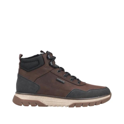 Rieker Hoge Sneaker H Combi Zwart B9310-24 H in de kleur bruin