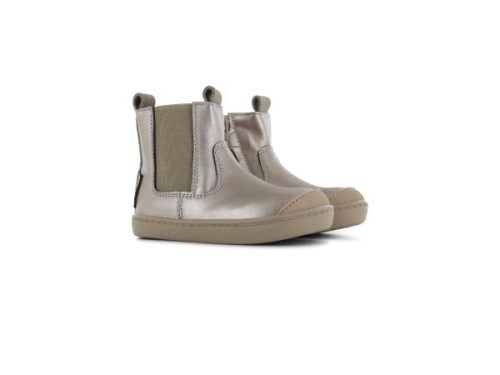 Shoesme Enkellaars FL25W010-C in de kleur champagne