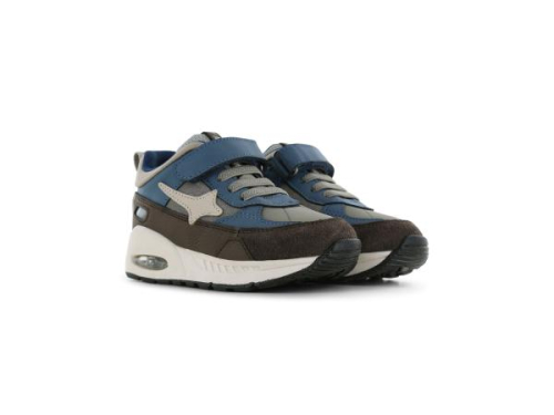 Shoesme Sneaker met Klittenband AO25W001-C in de kleur blauw