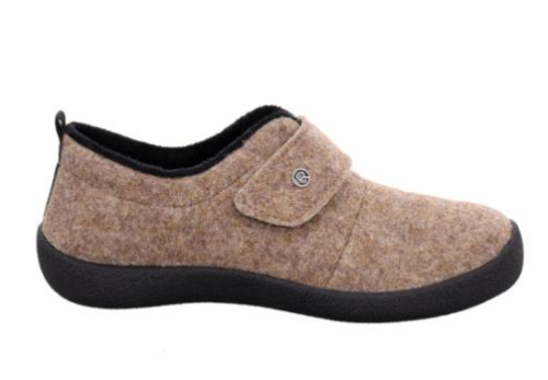 Rohde Pantoffel klittenband 2007 17 in de kleur beige