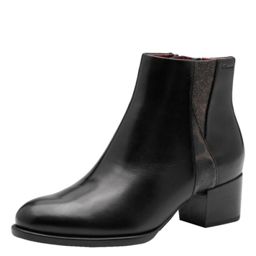 Tamaris Enkellaars 1-25366-45-001 in de kleur zwart