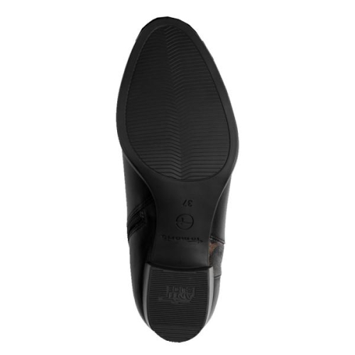 Tamaris Enkellaars 1-25366-45-001 in de kleur zwart