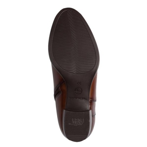 Tamaris Enkellaars 1-25366-45-311 in de kleur cognac