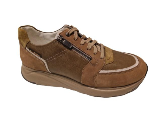 Mephisto Veterschoen met Rits ISAAC NO K 6951-P5149211 25537 1537 3661 360V K in de kleur taupe
