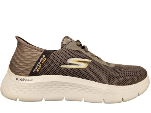 Skechers SLIP-INS GO WALK 216324 BRN Go Walk Flex-Hands up in de kleur bruin
