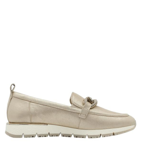 Tamaris Loafer 1-24705-46 179 in de kleur champagne