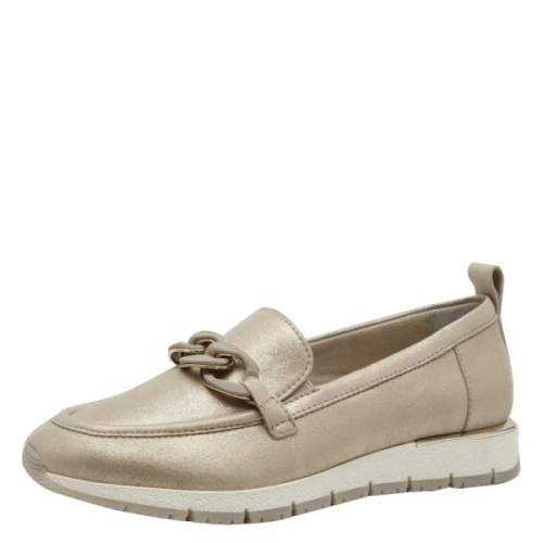 Tamaris Loafer 1-24705-46 179 in de kleur champagne