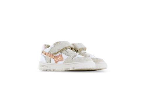 Shoesme Extreme Flex Combi Pink Glitter BN26S032-H in de kleur beige