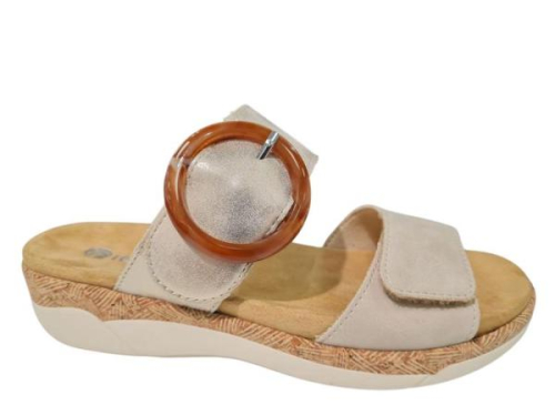 Remonte Slipper R6858-60 in de kleur beige
