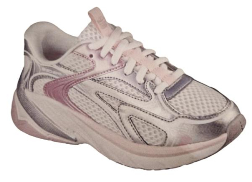 Skechers Sneaker Met Roze 303697L OFWT S2K in de kleur wit