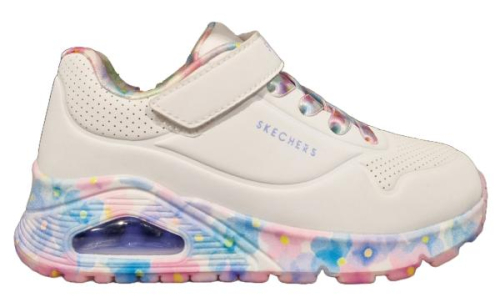 Skechers Sneaker Met Bloemen 310321L WMLT UNO GEN1-FRESH BLOOMS in de kleur wit