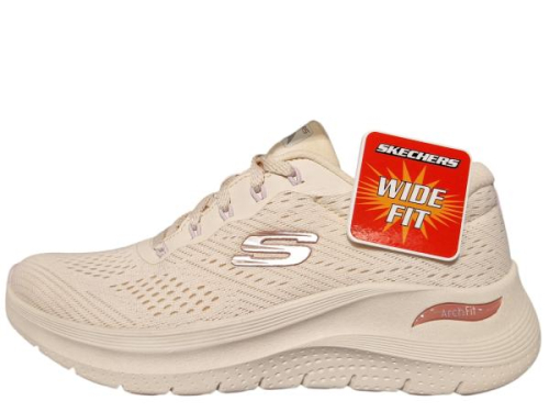 Skechers Sneaker ARCH FIT WIDE FIT 15005W NTMT Arch Fit 2.0 Big-League in de kleur Naturel