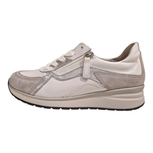 Gabor Sneaker K Combi Grijs 86.305.51 K in de kleur wit