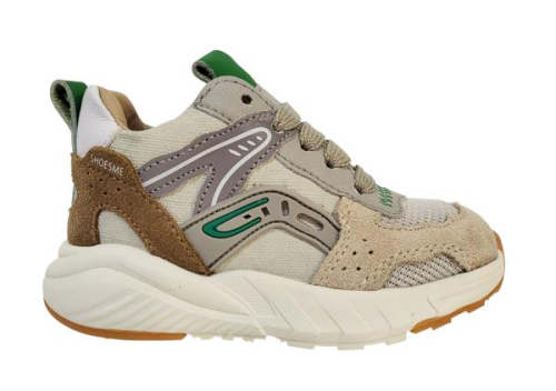 Shoesme Sneaker Light Weight Combi Cognac BL26S002-A in de kleur grijs