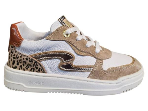 Develab Sneaker 44440 299 in de kleur beige