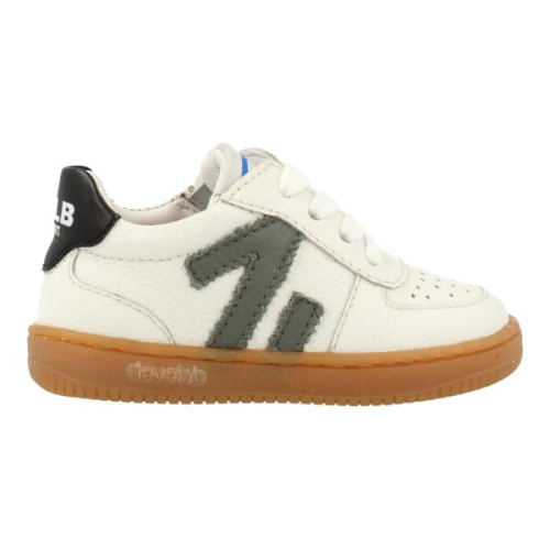 Develab Sneaker Combi 44427 192 in de kleur wit