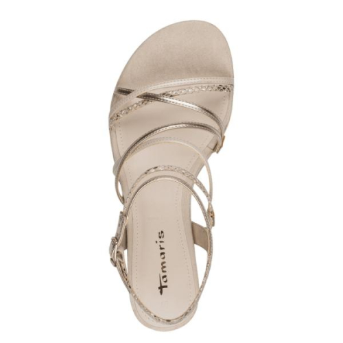 Tamaris Sandaal Nude Combi 1-28103-42 271 in de kleur goud