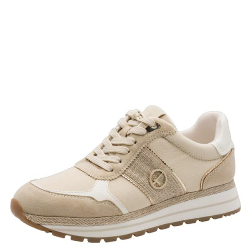 Tamaris Sneaker 1-23797-46 313 in de kleur beige