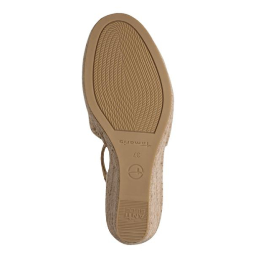 Tamaris Espadrilles 1-29610-42 933 in de kleur goud