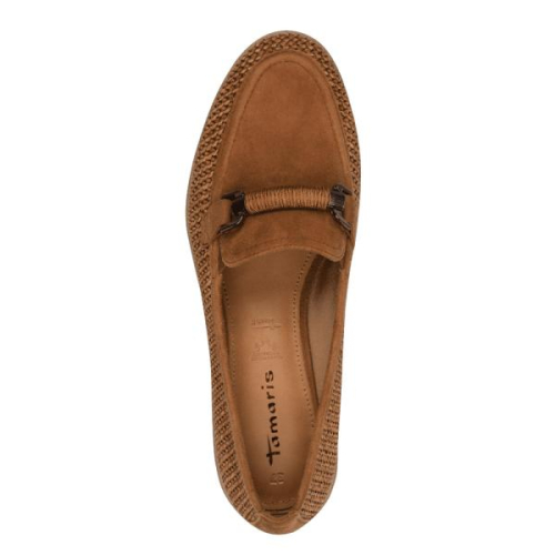 Tamaris Loafer 1-24223-46 305 in de kleur cognac