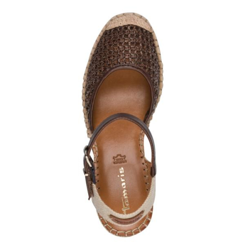 Tamaris Espadrilles 1-29610-42 304 in de kleur MOCCA