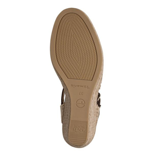 Tamaris Espadrilles 1-29610-42 304 in de kleur MOCCA