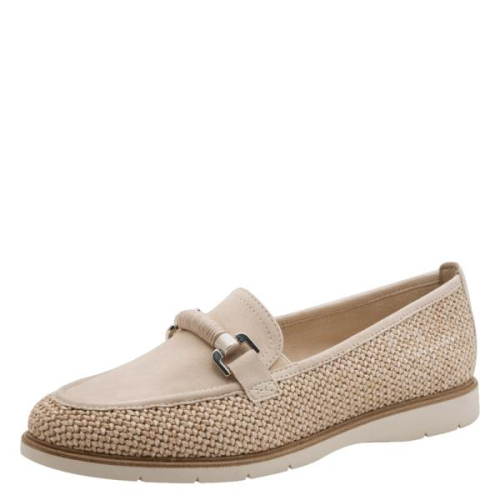Tamaris Loafer 1-24223-46 251 in de kleur beige