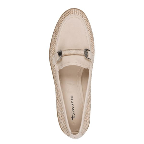 Tamaris Loafer 1-24223-46 251 in de kleur beige