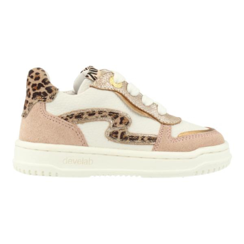 Develab Sneaker 44436 299 in de kleur beige