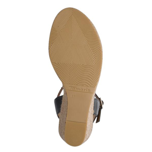 Tamaris Sandaal 1-28376-46 098 in de kleur zwart