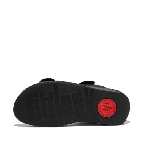FitFlop TM Lulu Adjustable Leather Back Strap FV8 090 in de kleur zwart