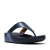 FitFlop TM Lulu Leather ToePost Metallic I88 D57 in de kleur blauw