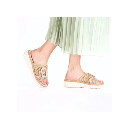 Rieker Slipper H 69253-91 H in de kleur multi colour