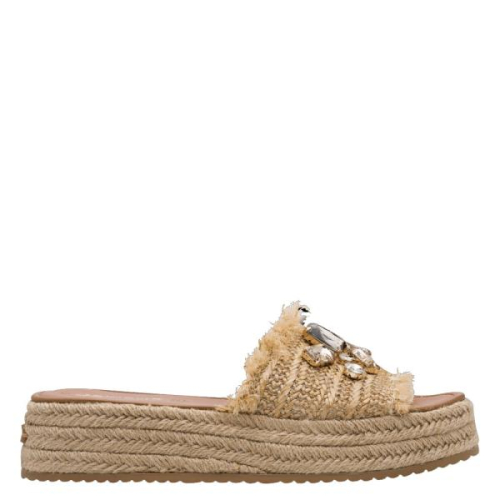 Tamaris Slipper 1-27214-46 400 in de kleur beige