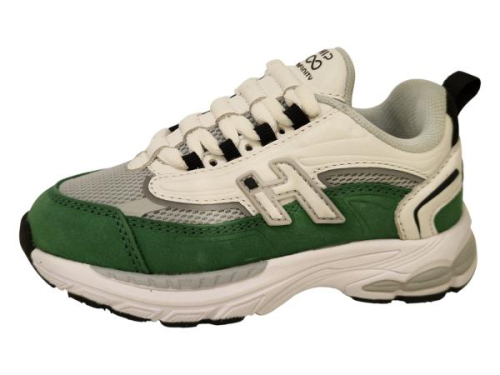 Gattino Sneaker Combi Wit G1660/262/65CO/GC/0000 in de kleur groen