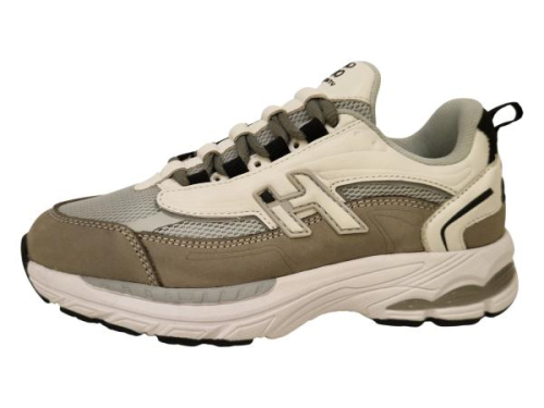 Gattino Sneaker Combi Wit G1660/262/15CO/BC/0000 in de kleur grijs