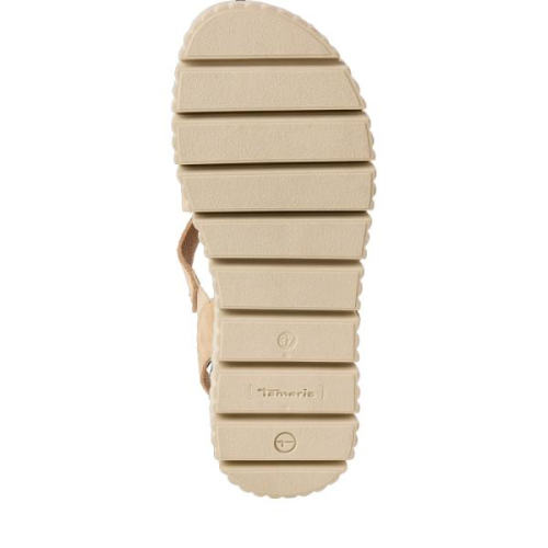 Tamaris Sandaal 1-28705-44 400 in de kleur beige