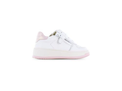 Shoesme Sneaker met Roze NO26S016-H in de kleur wit